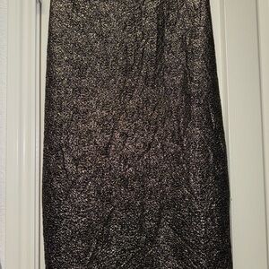 Torrid Elegant Black and Gold Women's Pencil Skirt